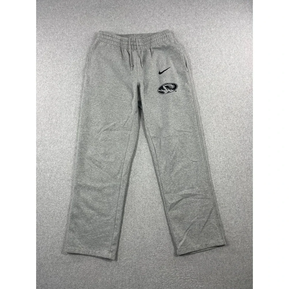 University Of Missouri Tigers Sweatpants Mens S Gray Mizzou Nike Loose Fit